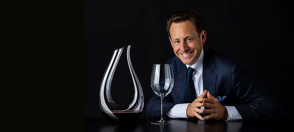 Riedel wine carafes and decanters