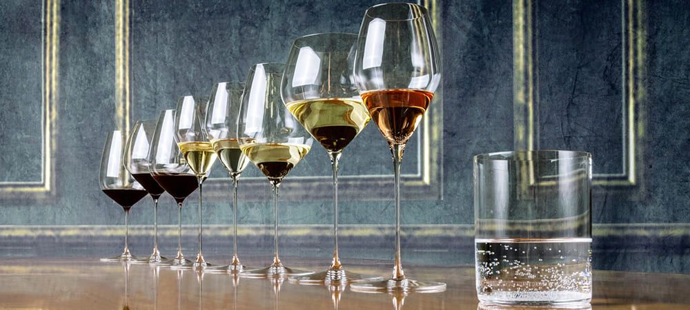 Riedel glassware