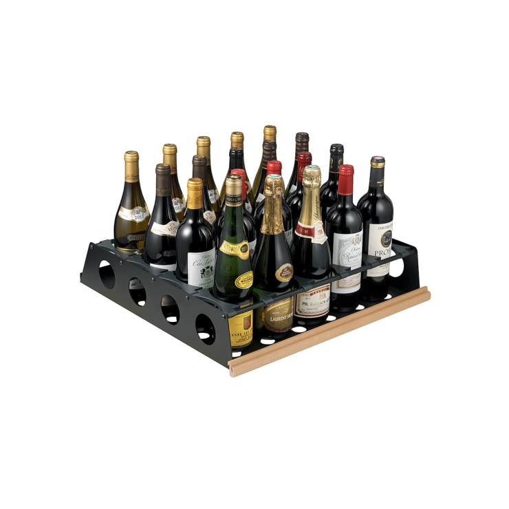 Tasting sliding shelf 20 upright bottles EuroCave