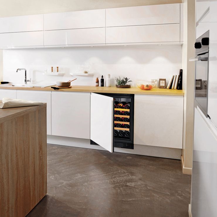Built in bar with wine fridge discount