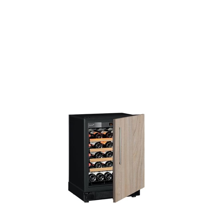 Small wine serving cabinet, multi-temperature, which can be flush fitted - Compact