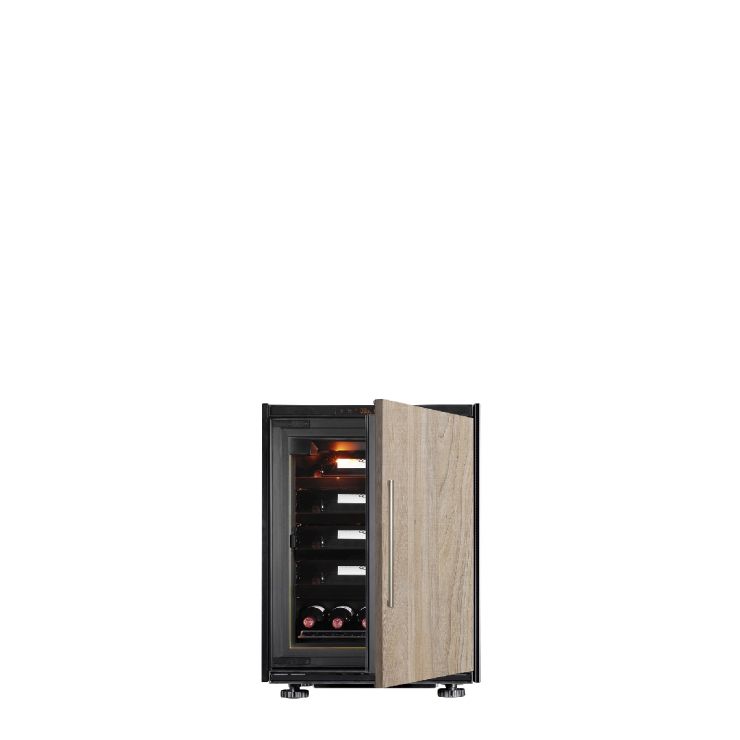 Small wine serving cabinet, multi-temperature, which can be built-in and fluh fitted - Inspiration