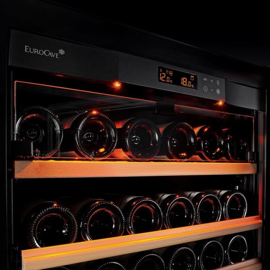 Large wine serving cabinet, 3-temperatures - Pure Large wine serving cabinet, 3-temperatures - Pure