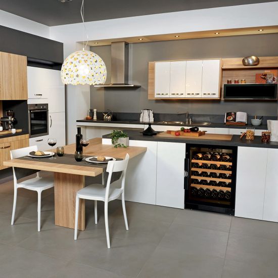 Small wine serving cabinet, multi-temperature, which can be built-in - Compact