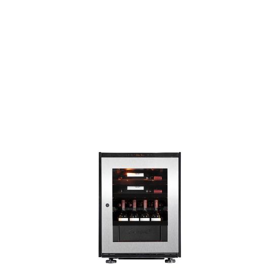 Small wine serving cabinet, multi-temperature, which can be built-in and fluh fitted - Inspiration