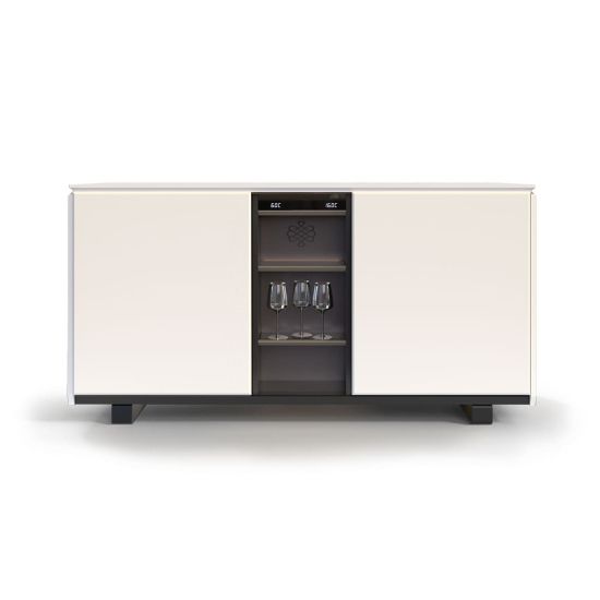 2-temperature sideboard wine cabinet, white - Harmonie