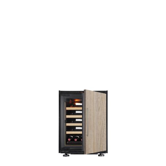 Small wine serving cabinet, multi-temperature, which can be built-in and fluh fitted - Inspiration
