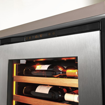 Small wine serving cabinet, multi-temperature, which can be built-in and fluh fitted - Inspiration