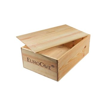 Wooden case for storing 12 wine bottles Wooden case for storing 12 wine bottles