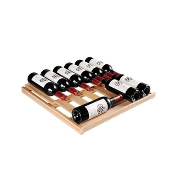 Premiere universal shelf in beech - Up to 77 bottles