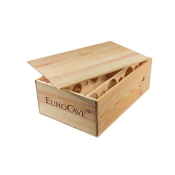 Wooden case for storing 12 wine bottles Wooden case for storing 12 wine bottles
