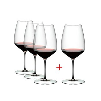 Riedel Veloce - Set of 4 wine glasses - Cabernet/Merlot