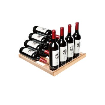 Storage shelf light oak front - 22 bottles Storage shelf light oak front - 22 bottles
