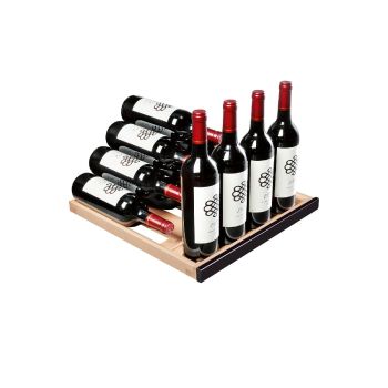 Storage shelf glossy black front - 22 bottles Storage shelf glossy black front - 22 bottles