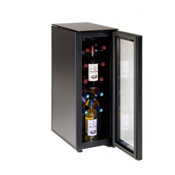 12-bottle wine bar - brings wine to the correct temperature and preserves open bottles 12-bottle wine bar - brings wine to the correct temperature and preserves open bottles