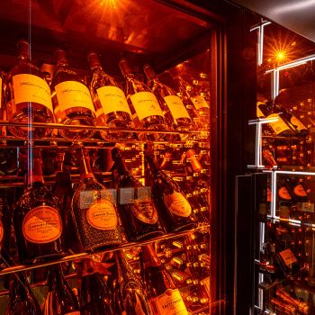 Professional refrigerated wine display cabinet, single temperature, 90 bottles - ShowCave