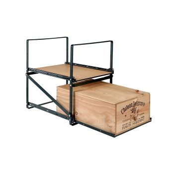 Storage system for 12-bottle wine cases Storage system for 12-bottle wine cases