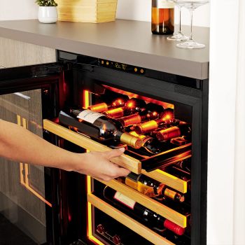 Small wine maturing cabinet, 1 temperature, which can be built-in or flush fitted - Inspiration