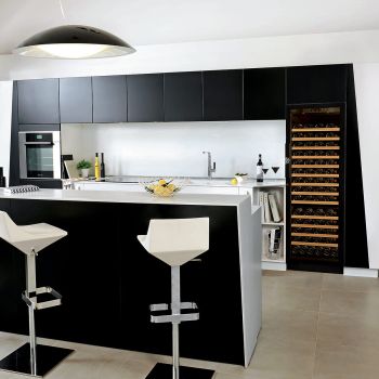 Large wine serving cabinet, multi-temperature, which can be built-in - Compact Large wine serving cabinet, multi-temperature, which can be built-in - Compact