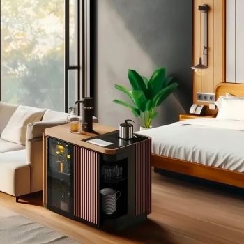 12-bottle wine bar - brings wine to the correct temperature and preserves open bottles