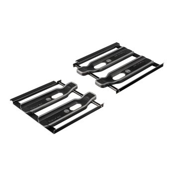 Horizontal display support for sliding shelves. Horizontal display support for sliding shelves.