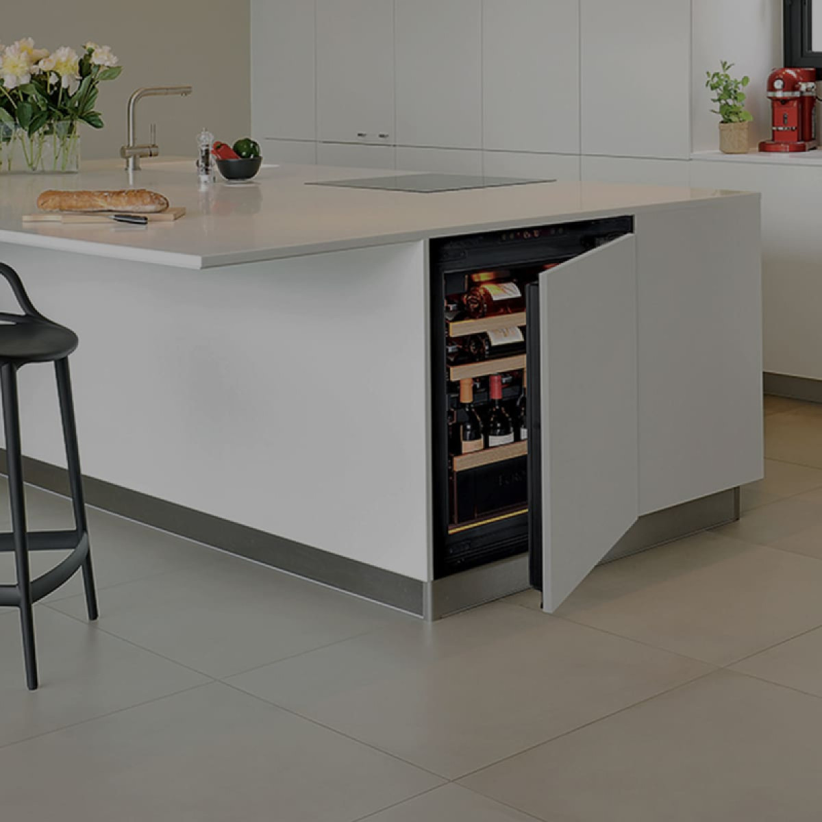 Small wine maturing cabinet, 1 temperature, which can be built-in or ...