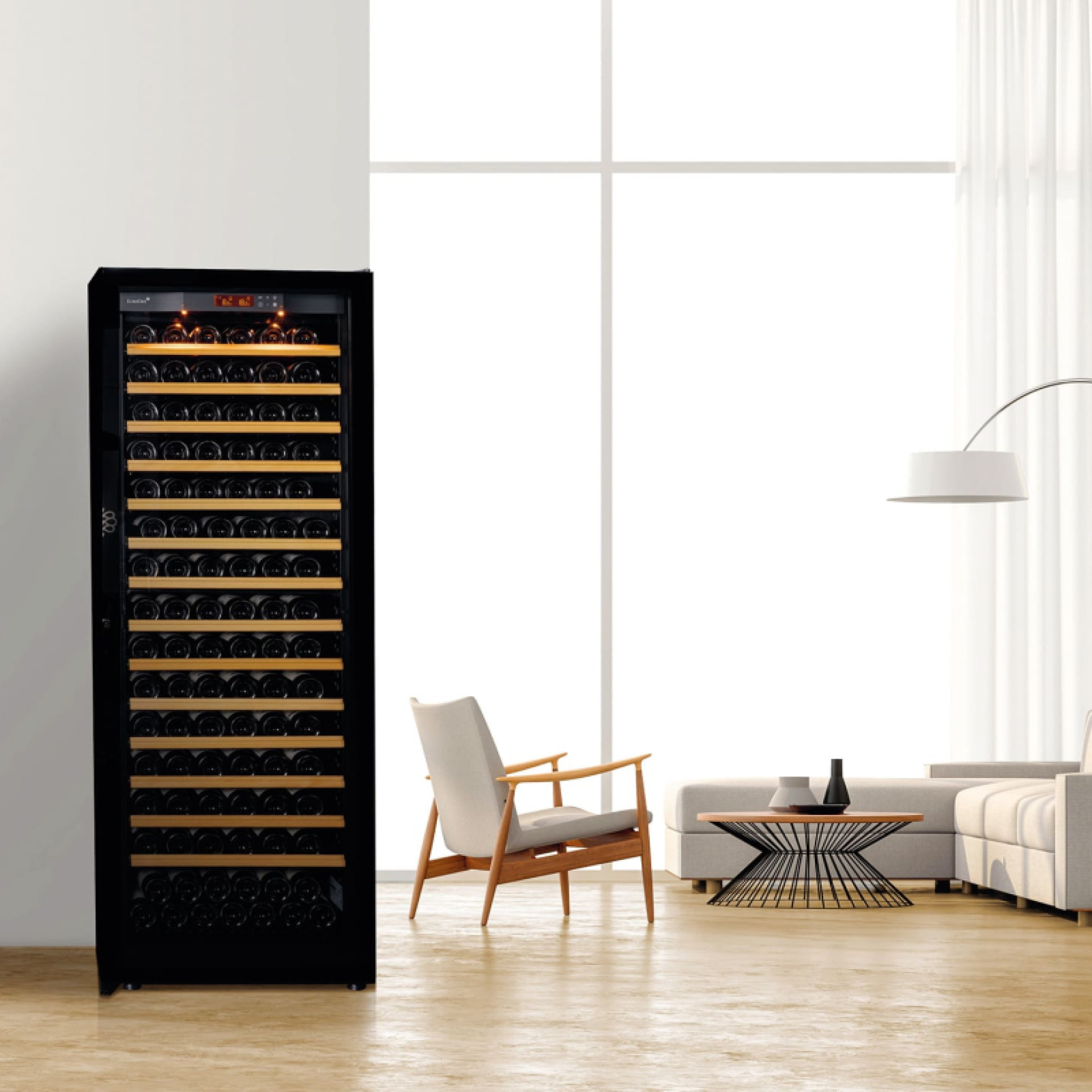 EuroCave wine cabinets recreate an environment suitable for wine maturing.