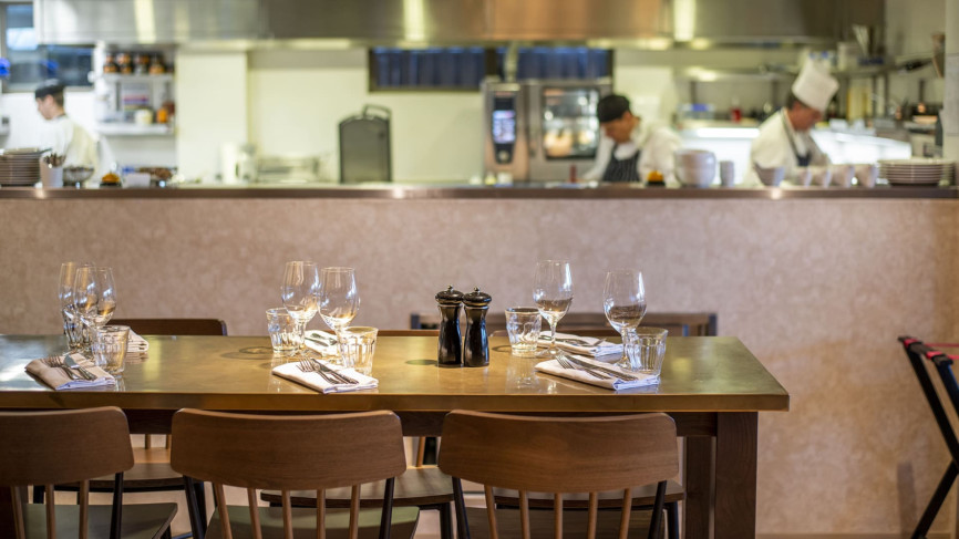 Michel Roux Sr, the famous starred Chef, renewed his trust in EuroCave - Photo: Roux at Skindles, a chic French inspired Brasserie Michel Roux Sr, the famous starred Chef, renewed his trust in EuroCave - Photo: Roux at Skindles, a chic French inspired Brasserie