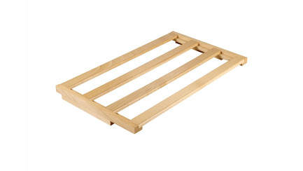 Half shelf to optimize storage capacity Half shelf to optimize storage capacity