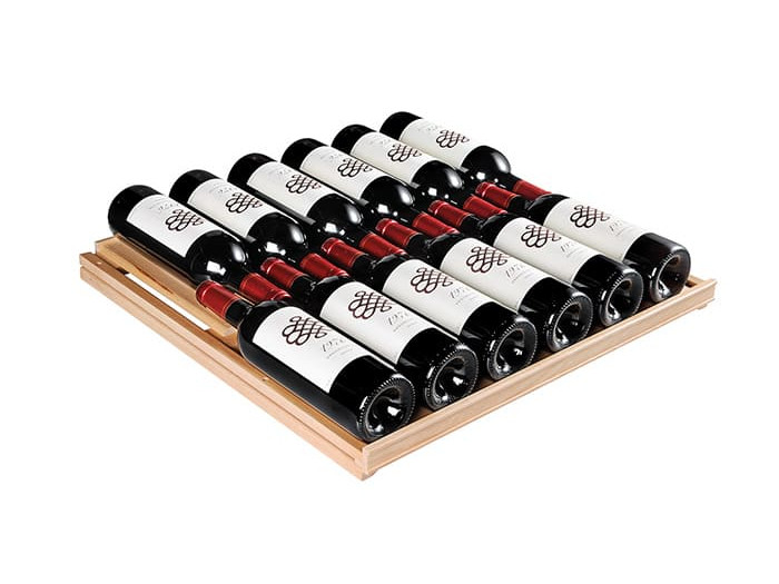 Sliding shelf in solid wood - pull-out shelf to easily find the bottle of your choice - capacity 12 bottles Sliding shelf in solid wood - pull-out shelf to easily find the bottle of your choice - capacity 12 bottles