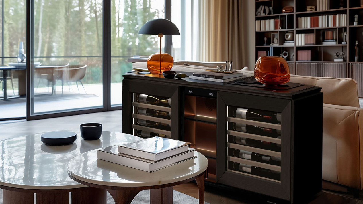 Configure your Harmonie wine cabinet down to the smallest detail so that it blends in with your interior design.