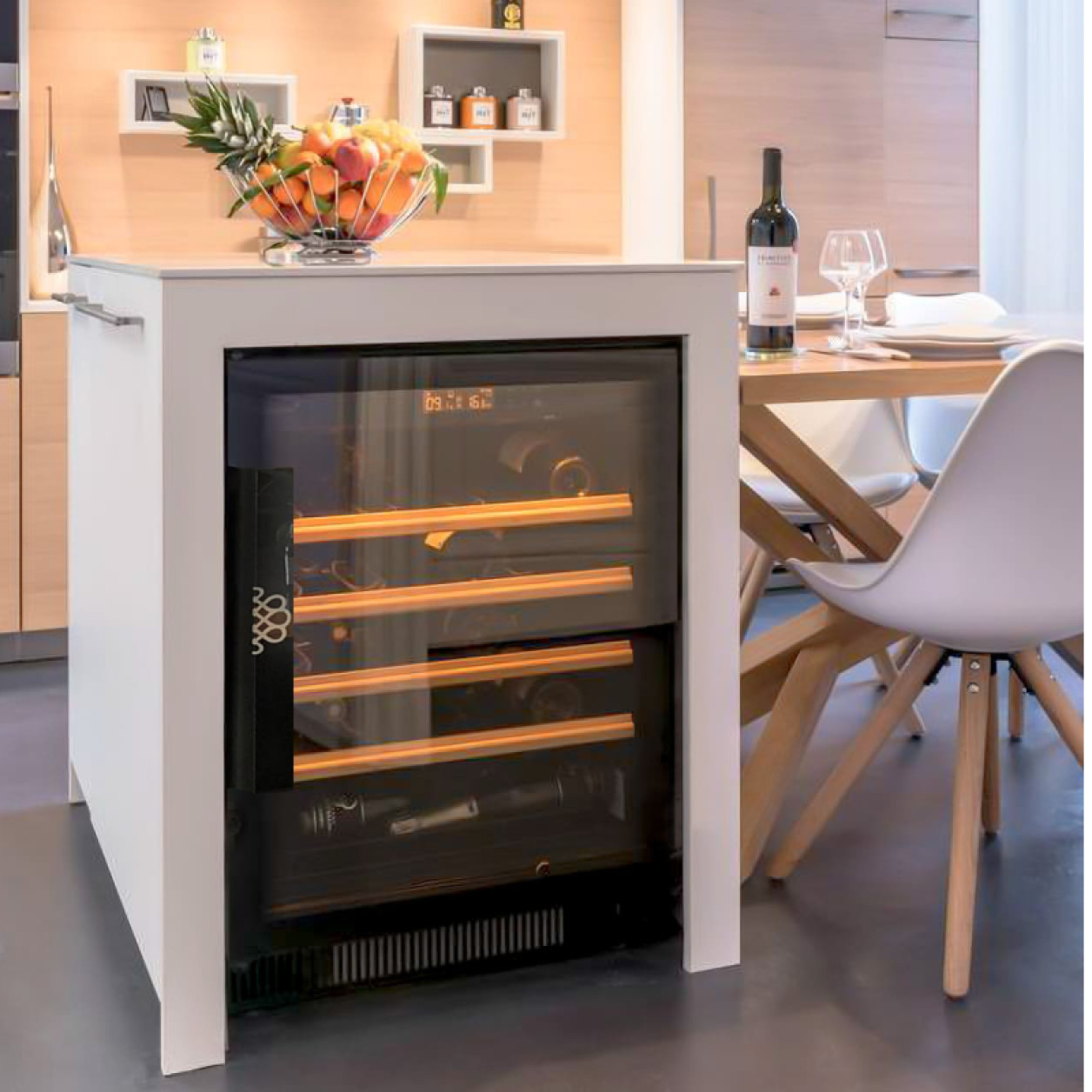 Compact builtin wine collection EuroCave